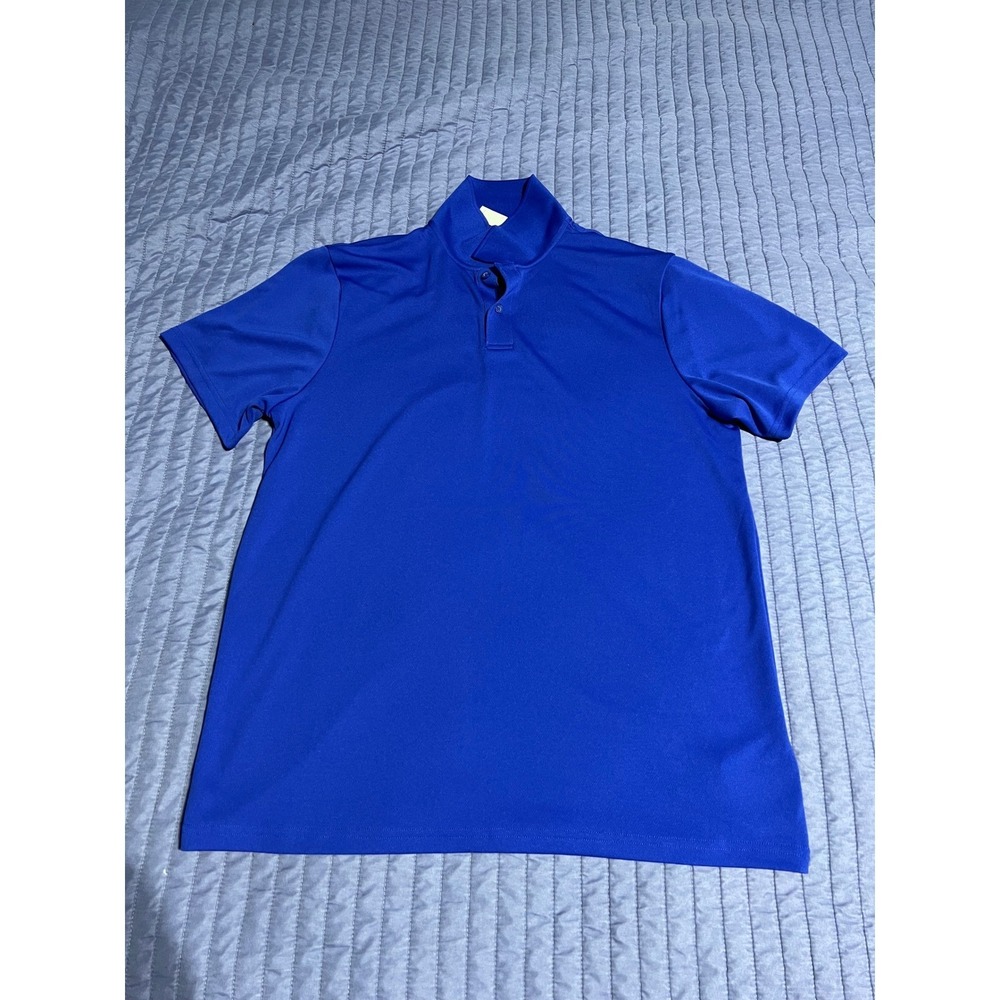 Old Navy Mens Performance Pique Polo Shirt Royal Blue Large NWT 448335-07-1